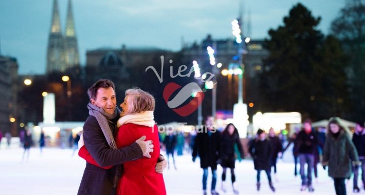 Rathausplatz ice skating
